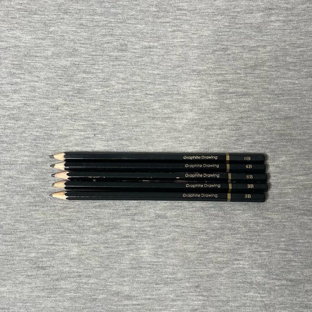 Tombow Mono Graphite Drawing Pencil 5 PCS. Set
